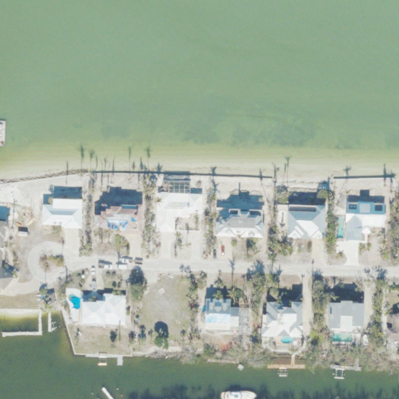 Aerial map of Dixie Beach