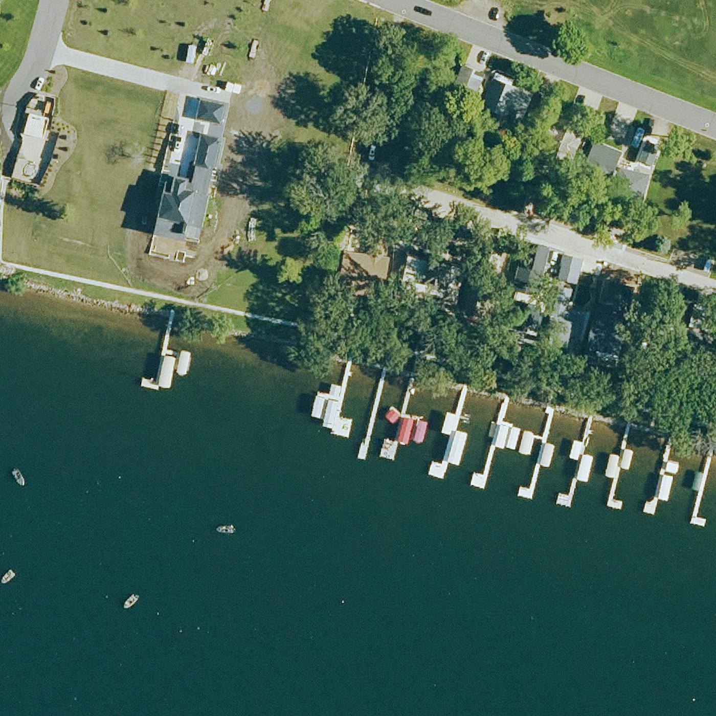 Aerial map of Dixon Beach