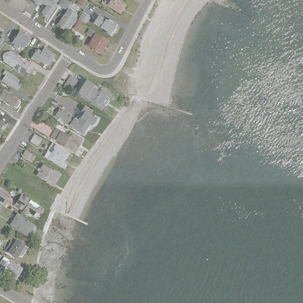 Aerial map of Dixson St. Beach