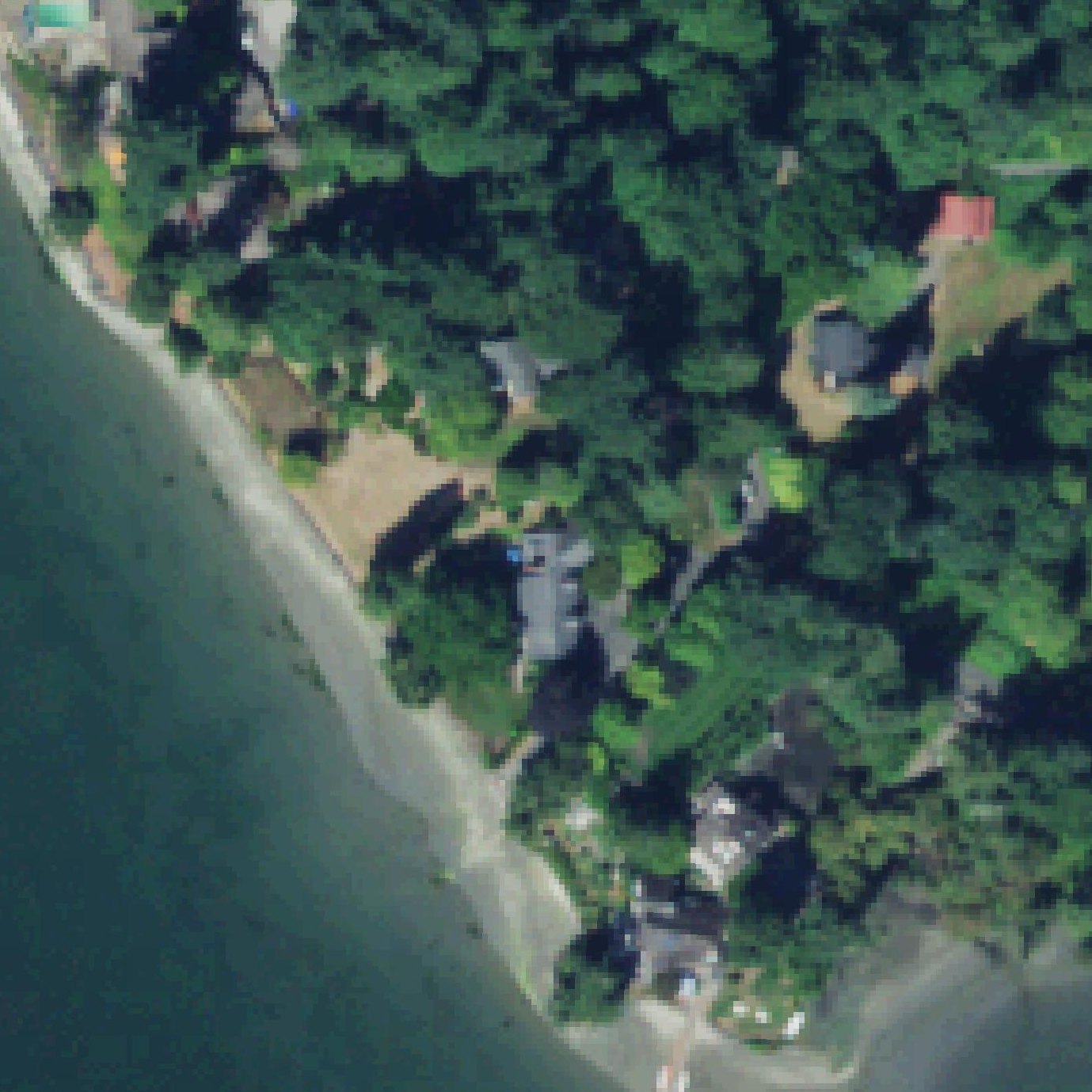 Aerial map of Dock St Road End (Public Beach)