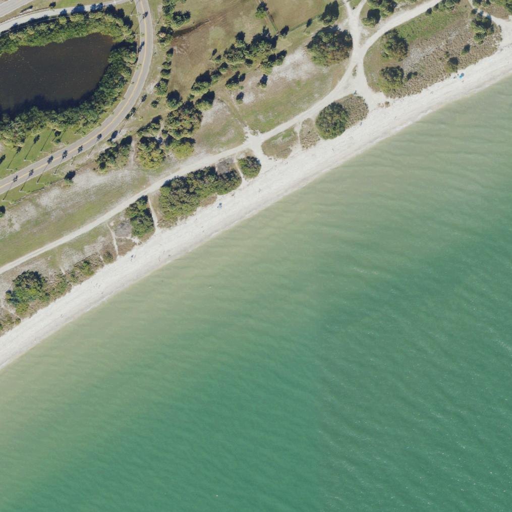 Aerial map of Dog Beach