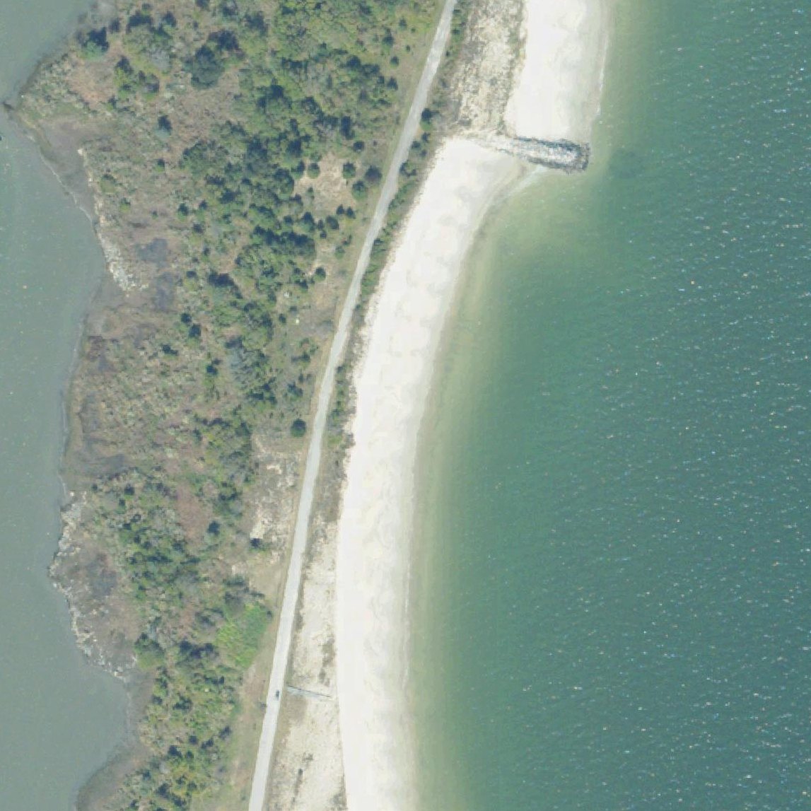 Aerial map of Dog Beach