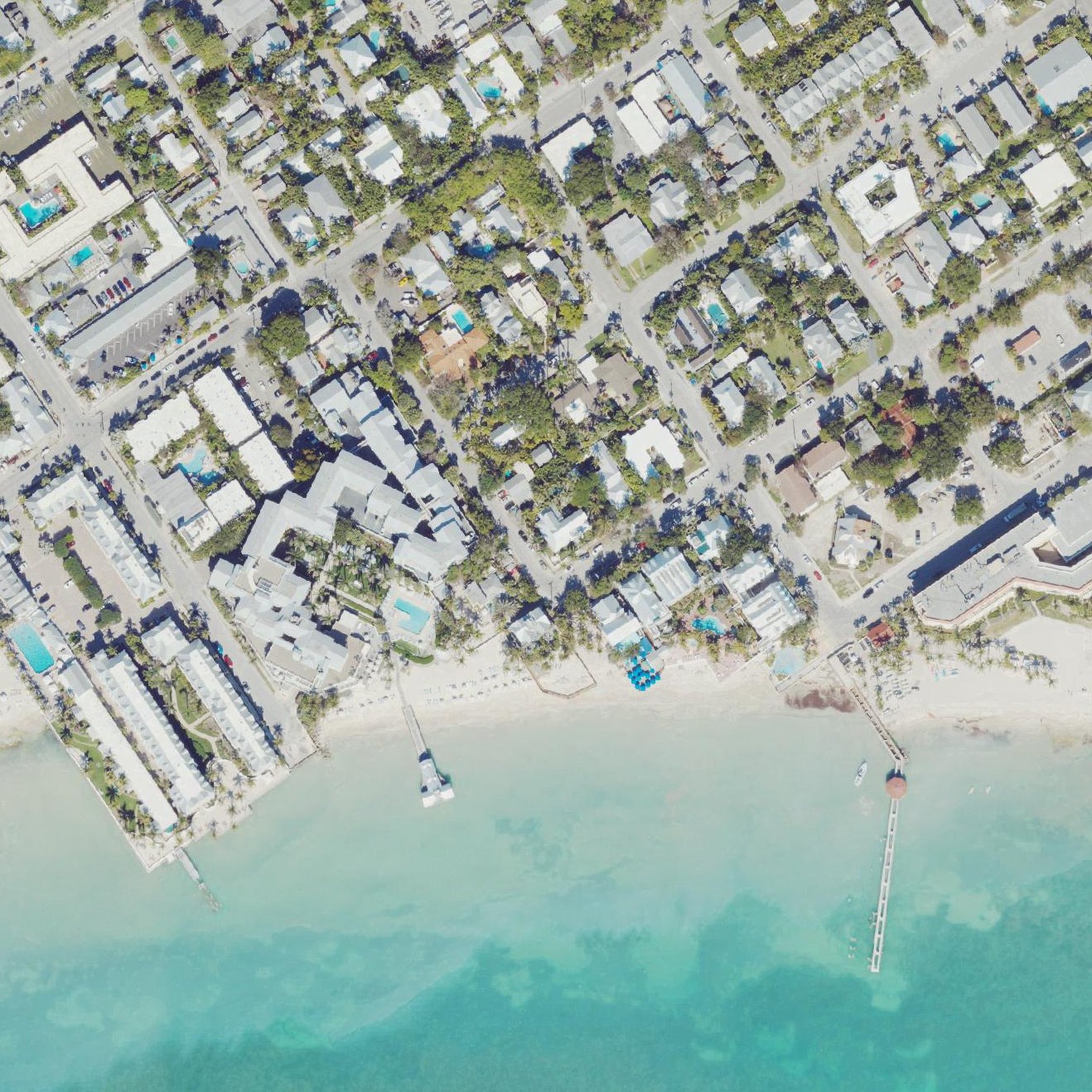 Aerial map of Dog Beach