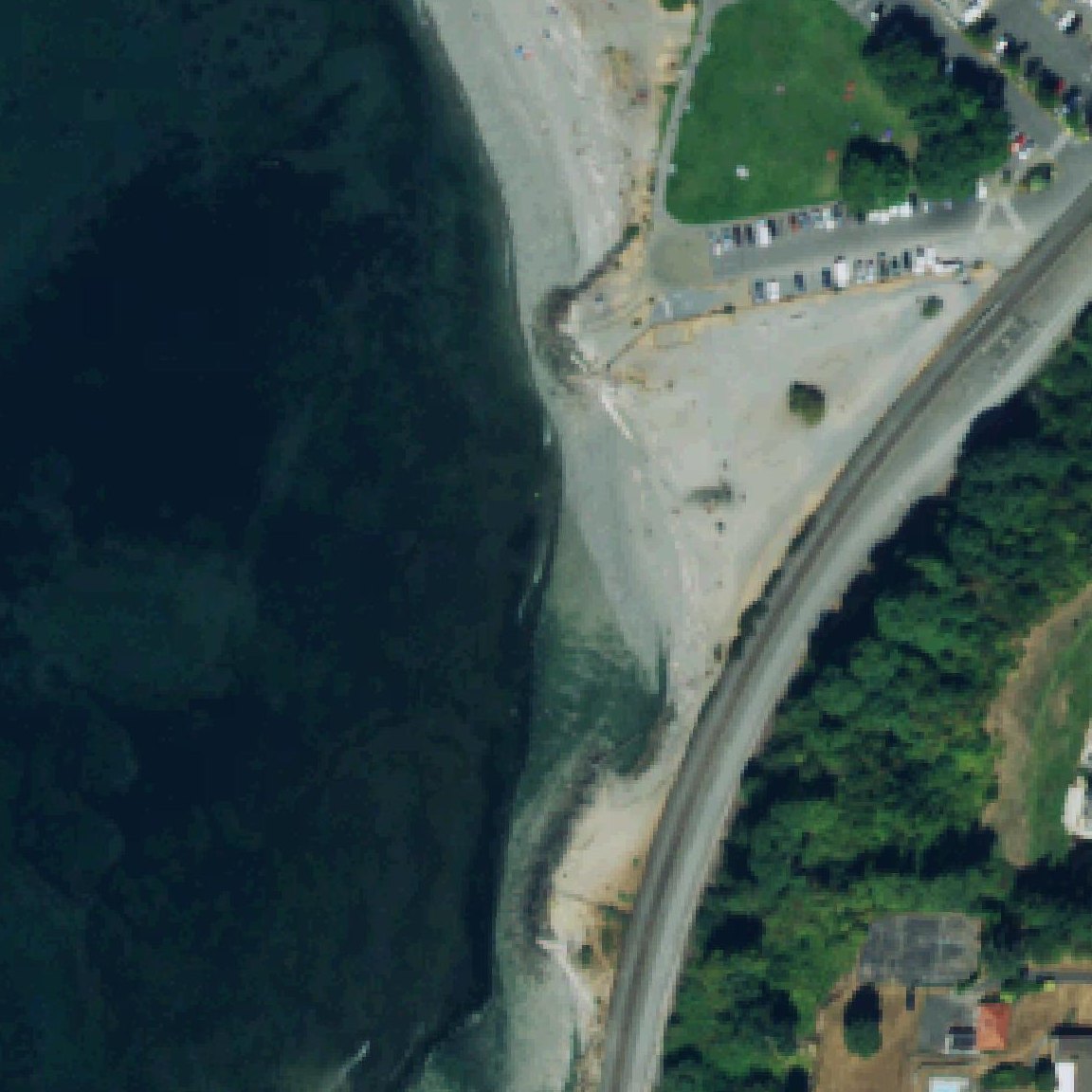 Aerial map of Dog Beach