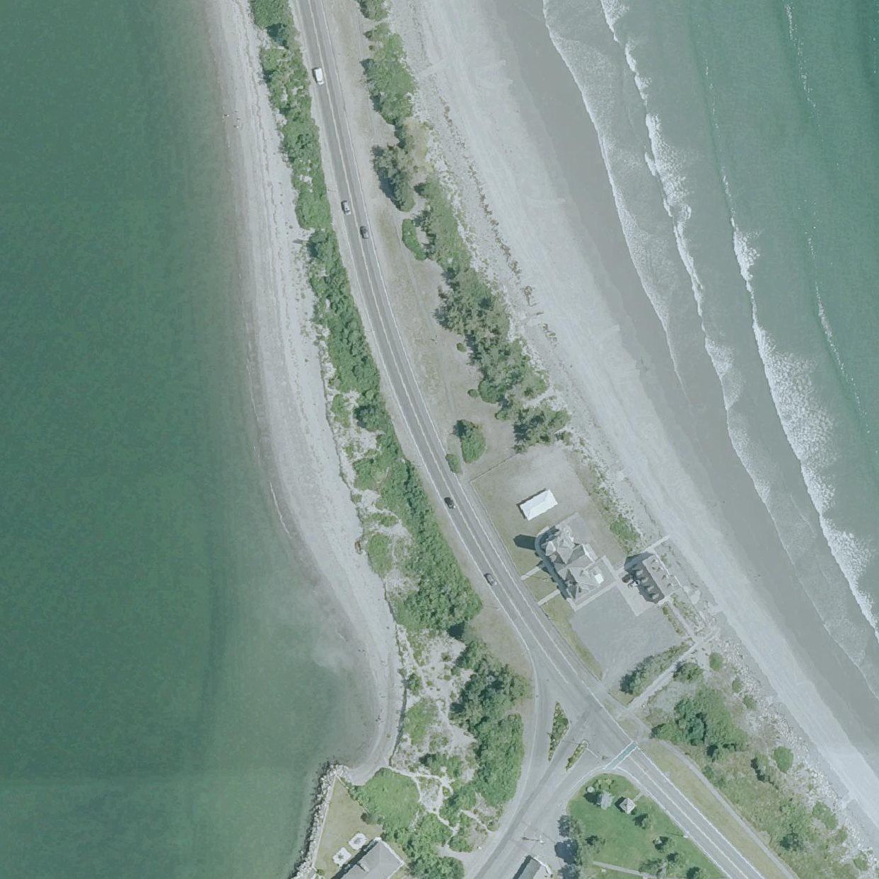 Aerial map of Doggie Beach