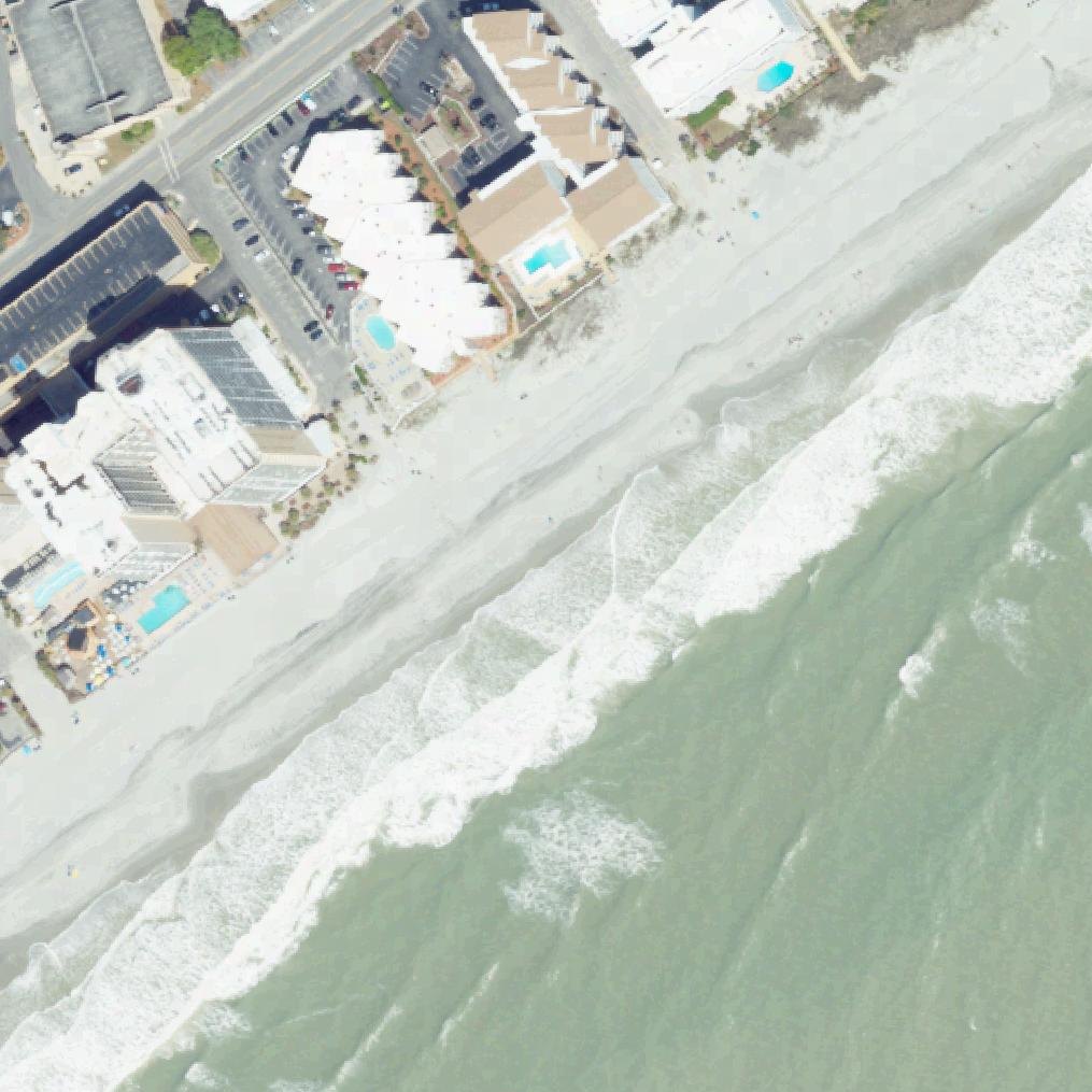 Aerial map of Dolphin Beach