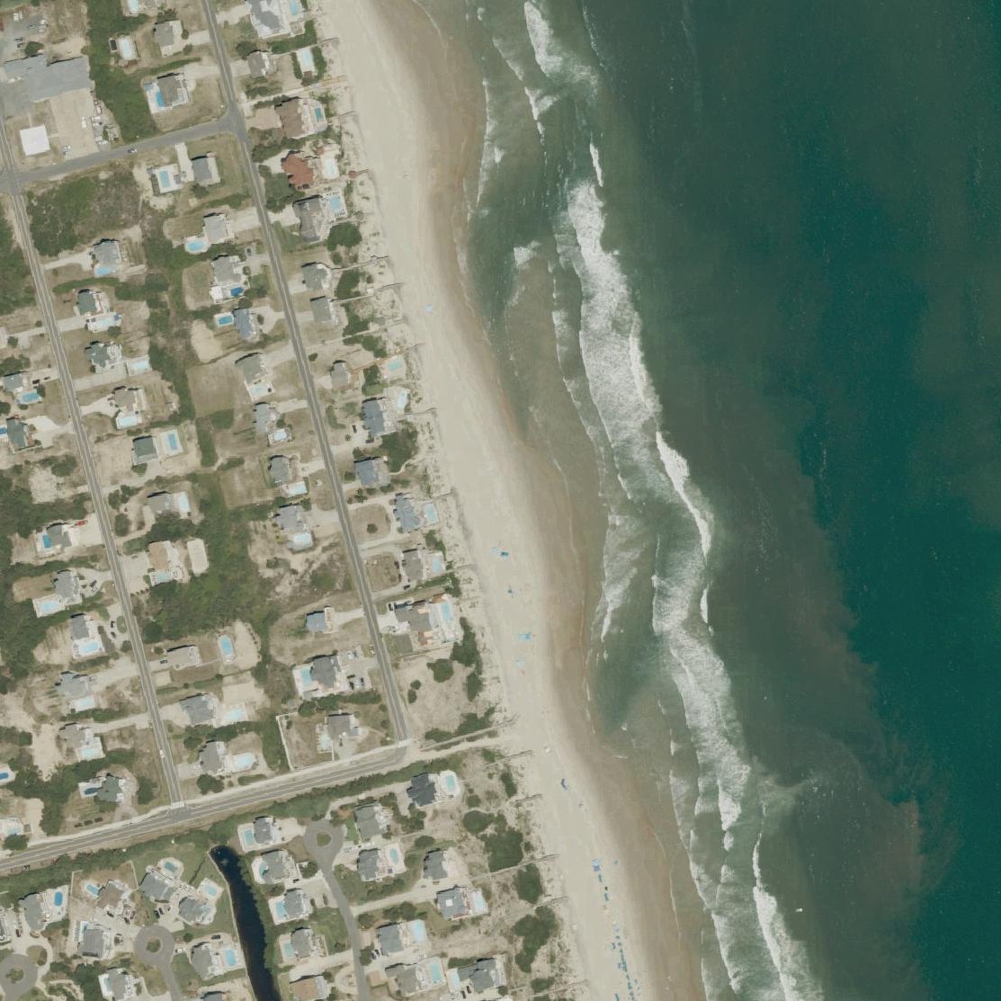 Aerial map of Dolphin Public Beach Access