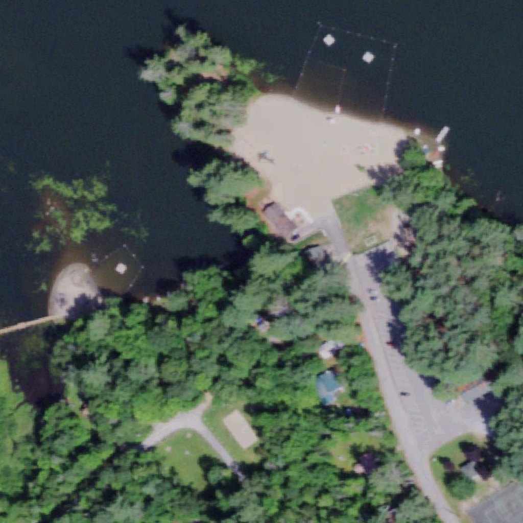Aerial map of Donnelly Beach