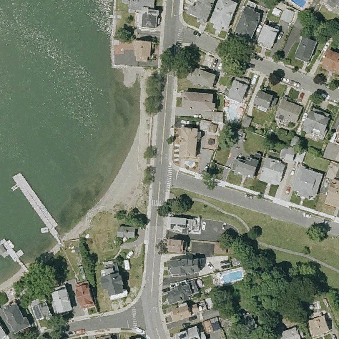 Aerial map of Donovan Beach