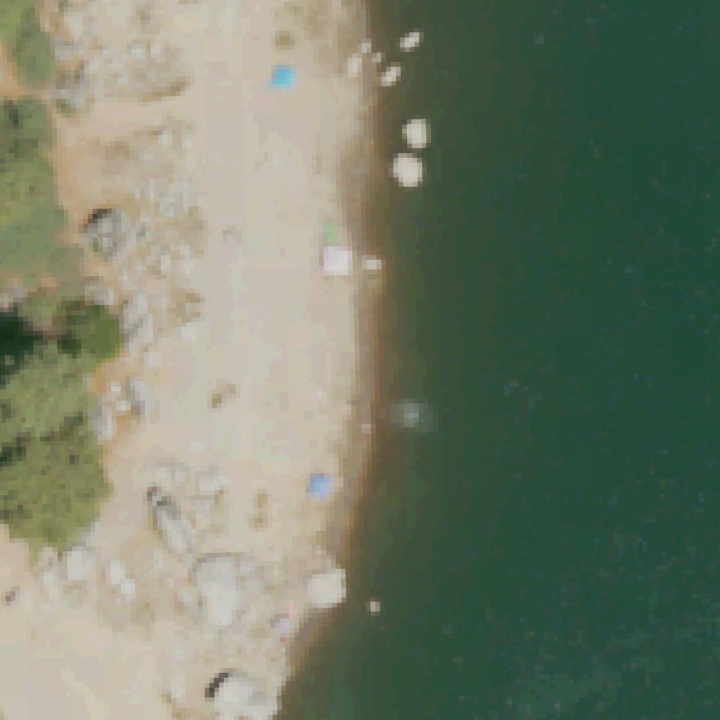 Aerial map of Dorabella Cove