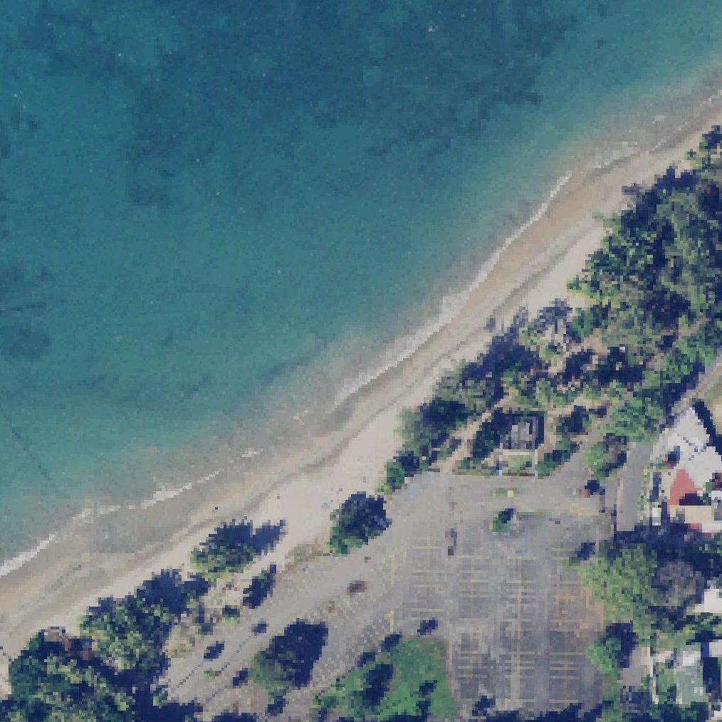 Aerial map of Dorado Beach