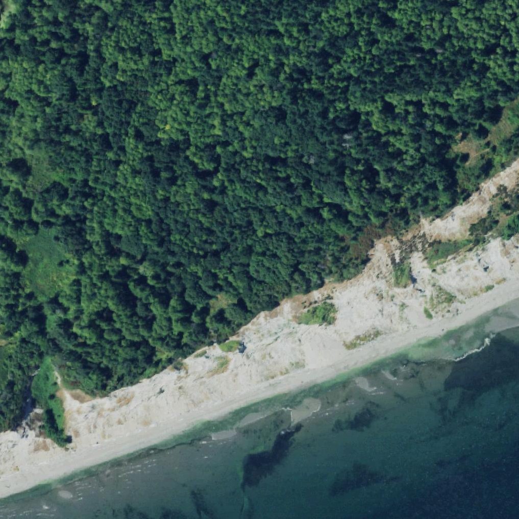 Aerial map of Double Bluff County Park