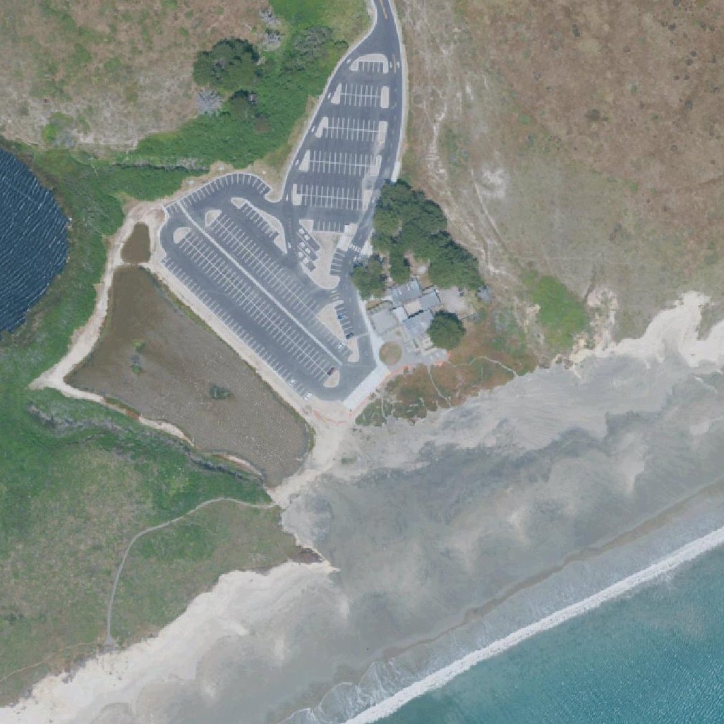 Aerial map of Drakes Beach