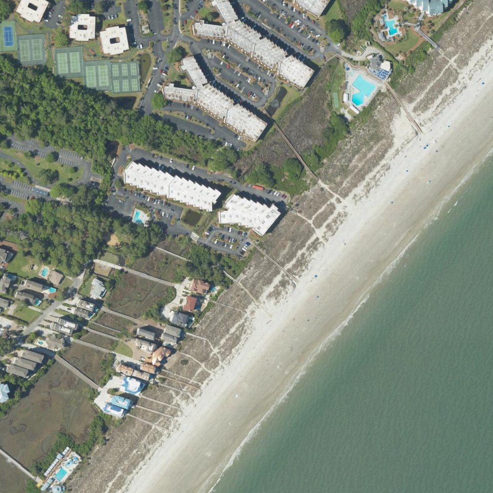 Aerial map of Driessen Beach Park