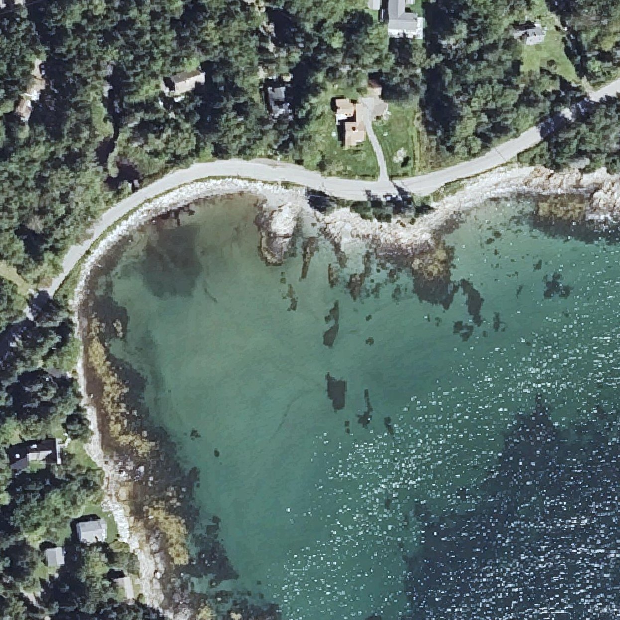 Aerial map of Drift Inn Beach