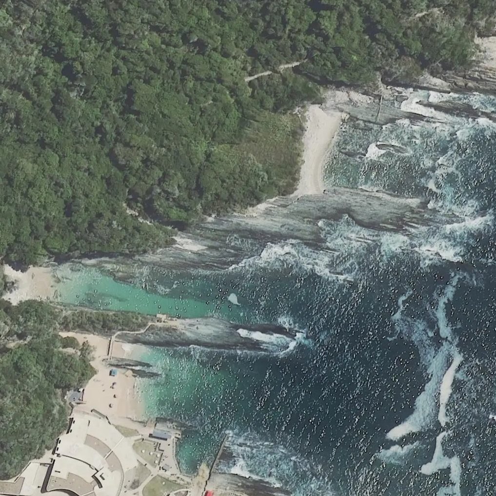 Aerial map of Driftwood Bay