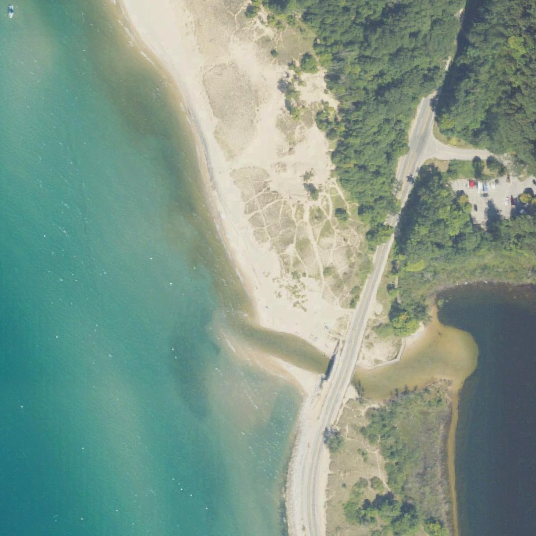 Aerial map of Duck Lake Channel