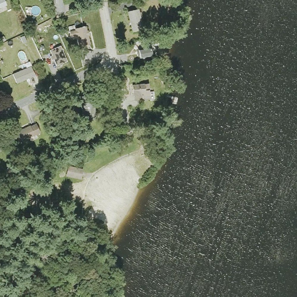 Aerial map of Dudley Beach