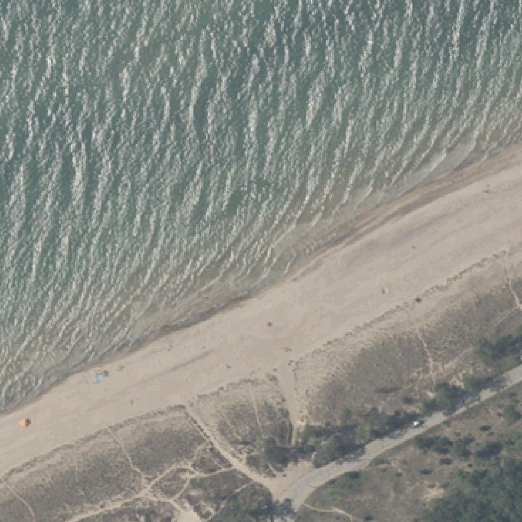 Aerial map of Dunbar Beach