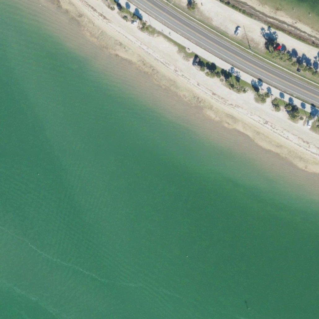 Aerial map of Dunedin/Honeymoon Island Jetski Beach
