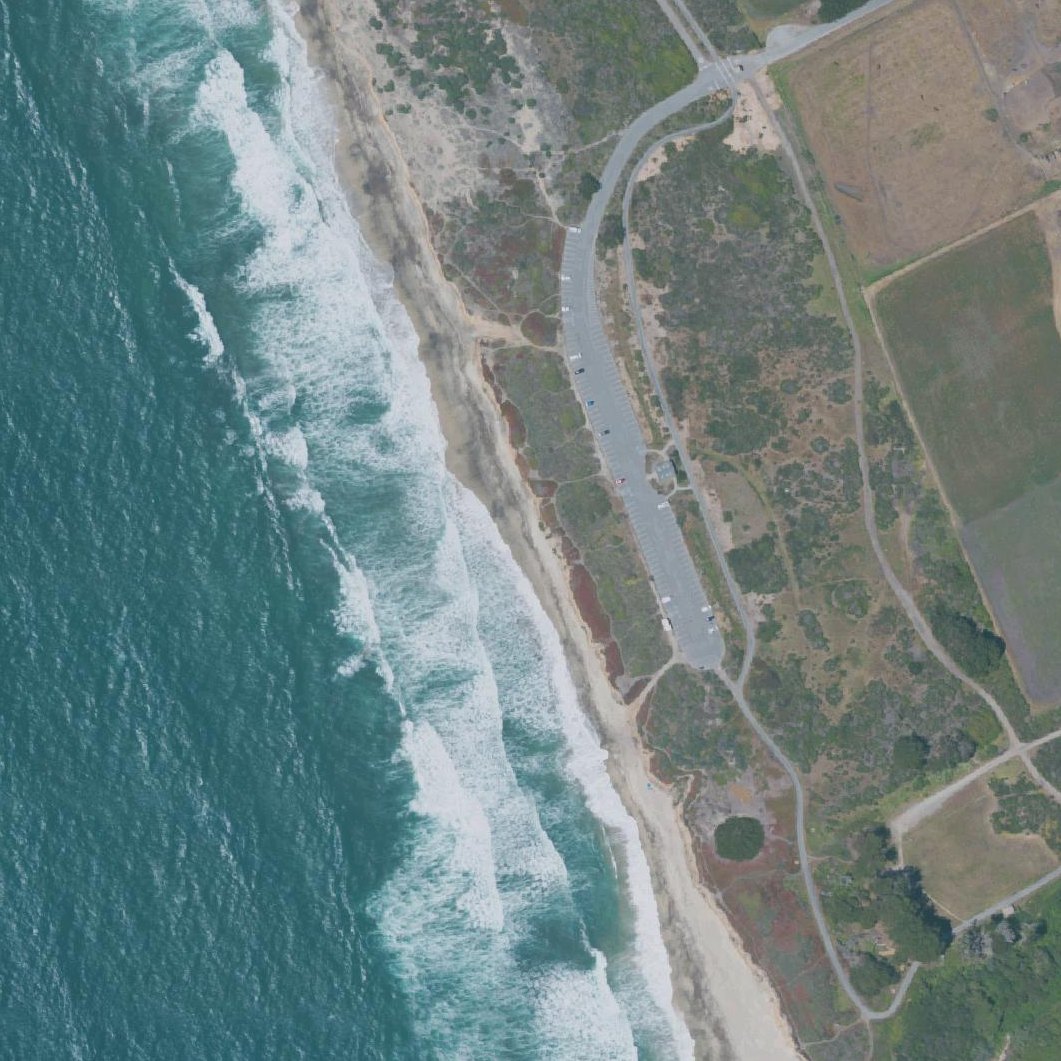 Aerial map of Dunes Beach