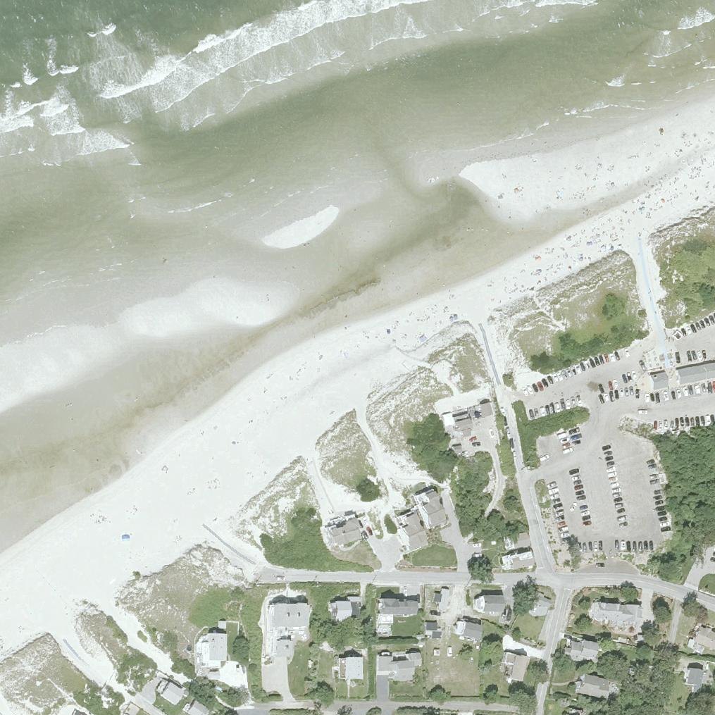 Aerial map of Dunes Landing Beach