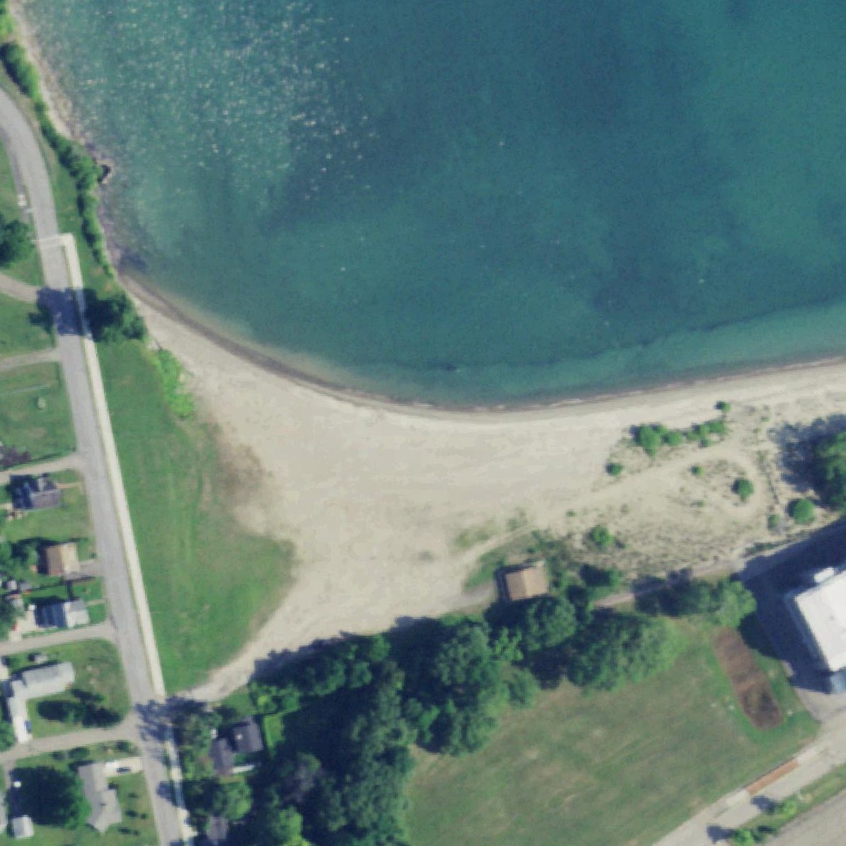 Aerial map of Dunkirk Beach