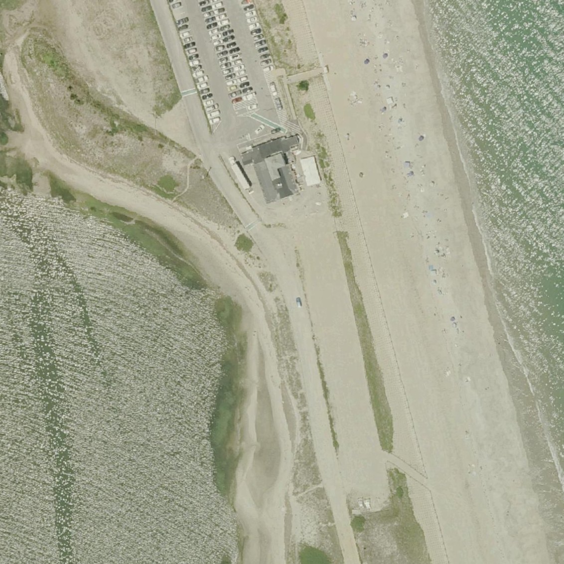 Aerial map of Duxbury Beach Reservation