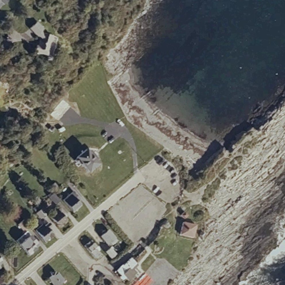 Aerial map of Dyer Cove