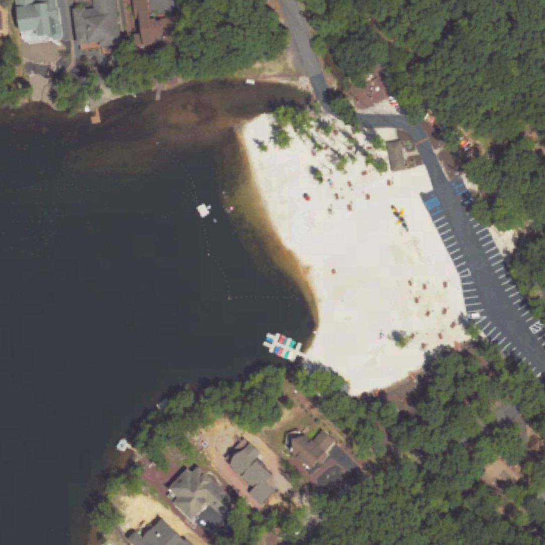 Aerial map of Eagle Rock Beach
