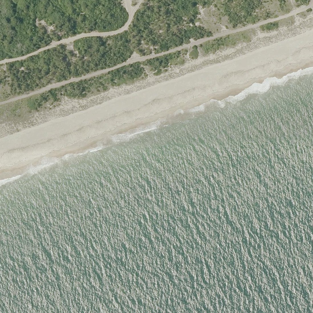 Aerial map of East Beach