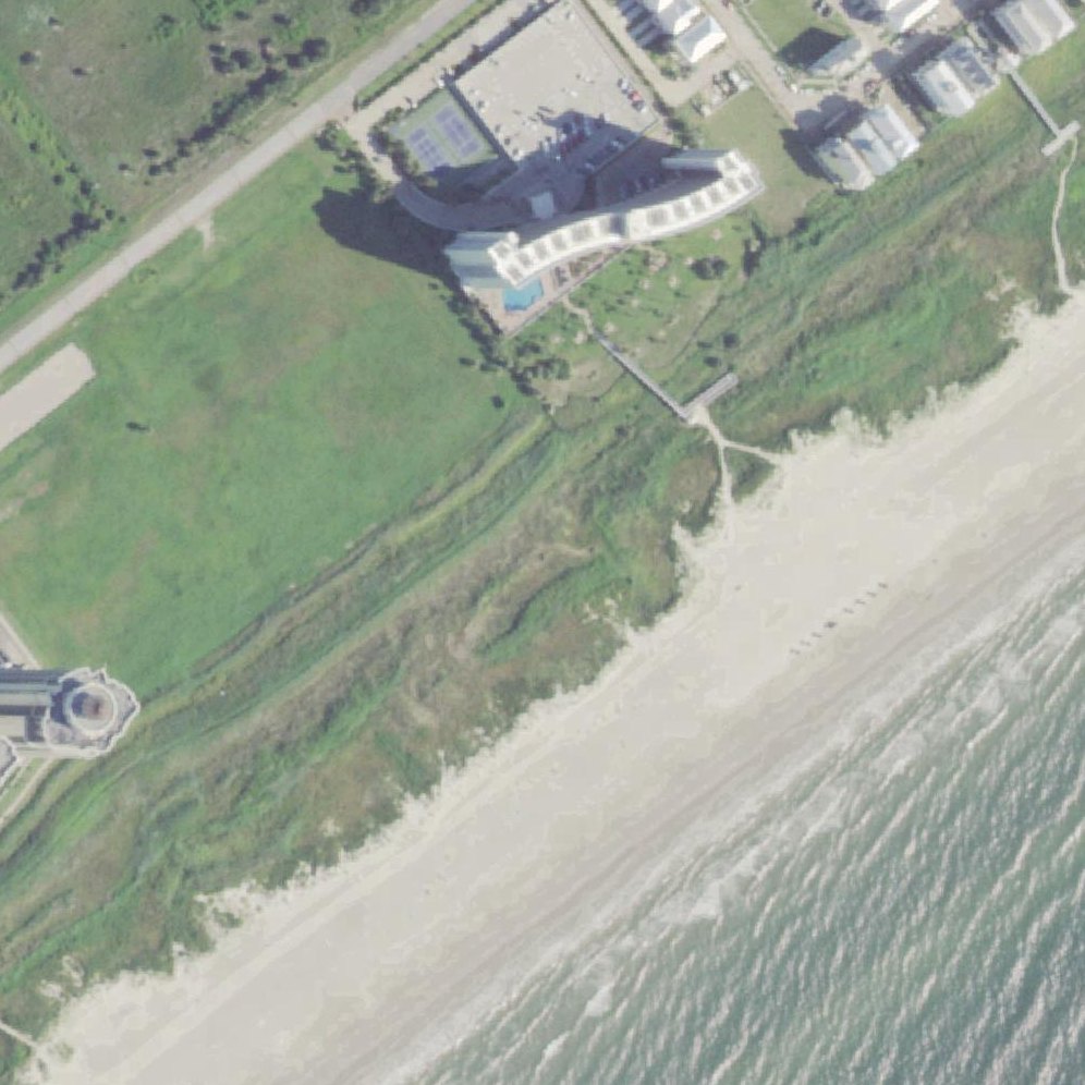 Aerial map of East Beach