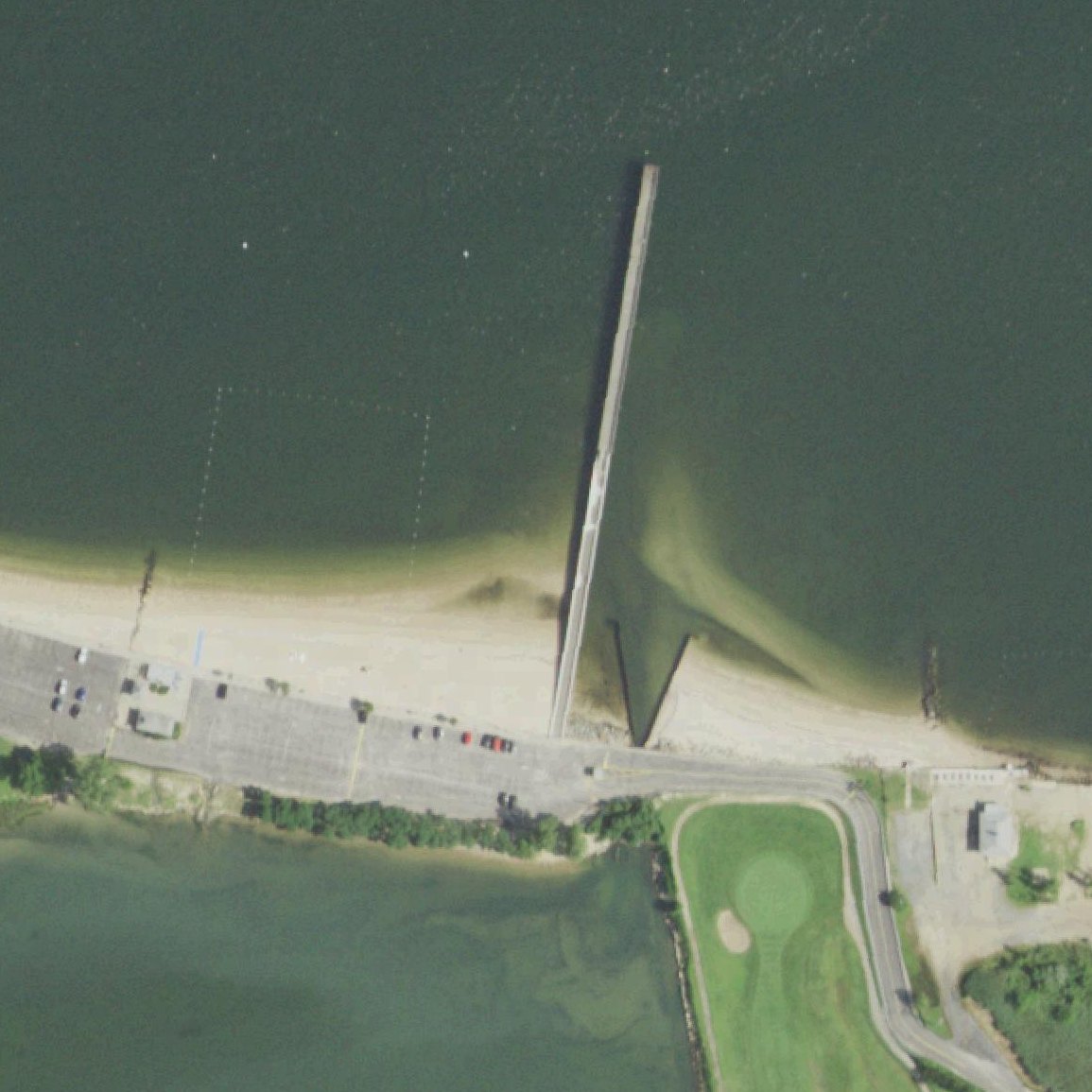 Aerial map of East Beach