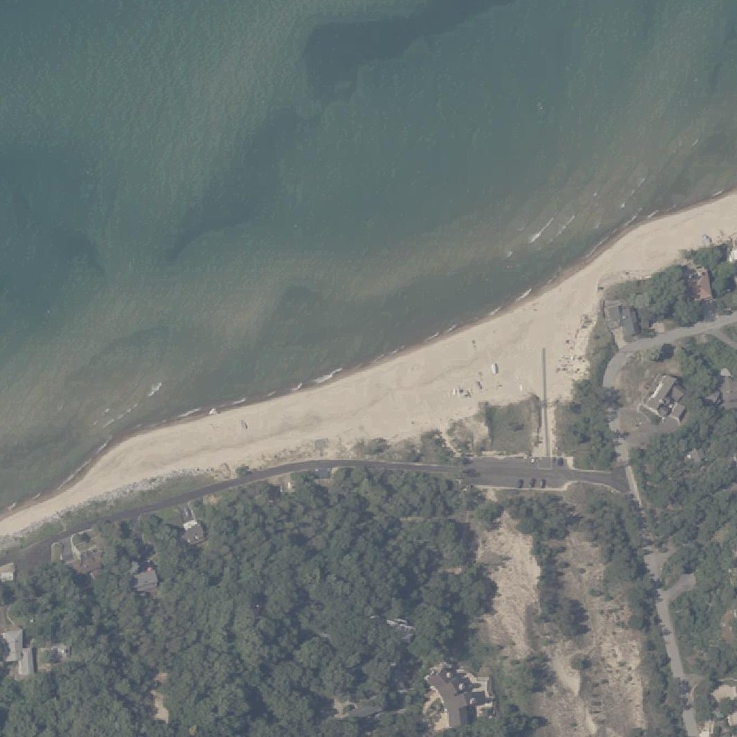 Aerial map of East Beach