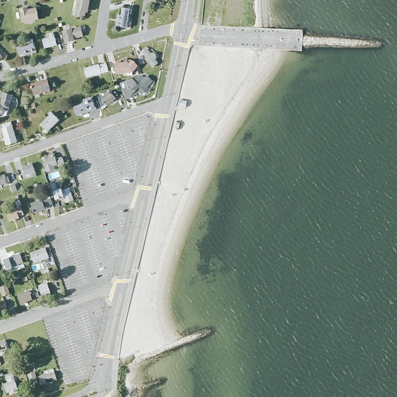 Aerial map of East Beach