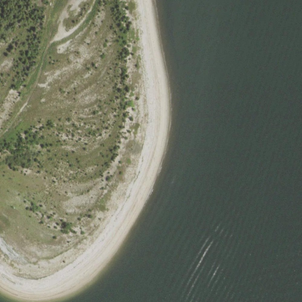 Aerial map of East Beach