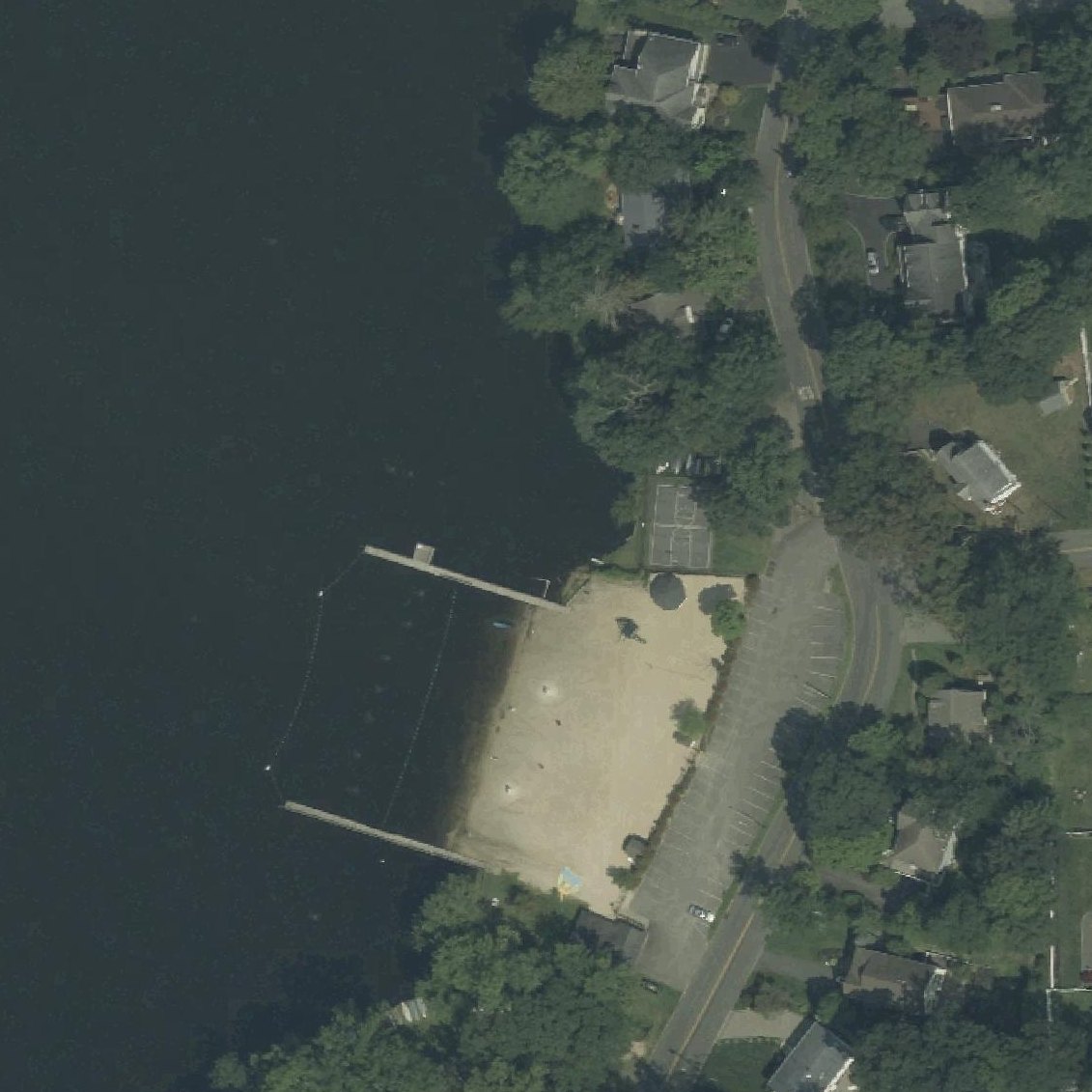 Aerial map of East Beach