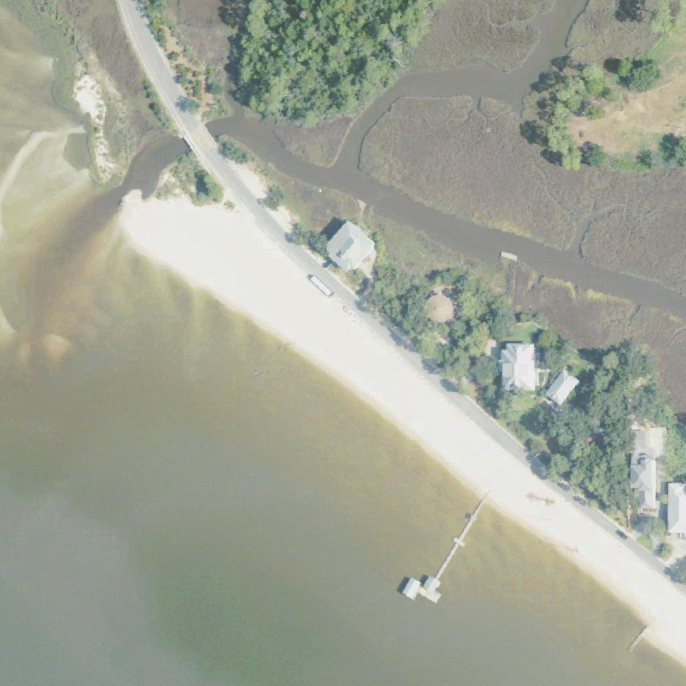 Aerial map of East Beach