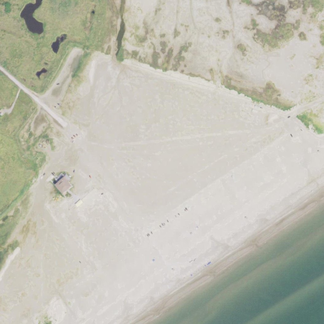 Aerial map of East Beach (R.A. Apffel)