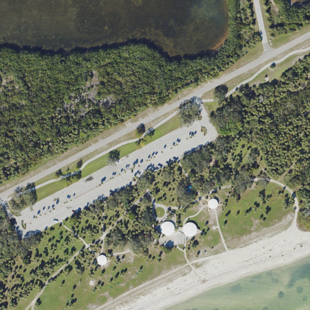 Aerial map of East Beach