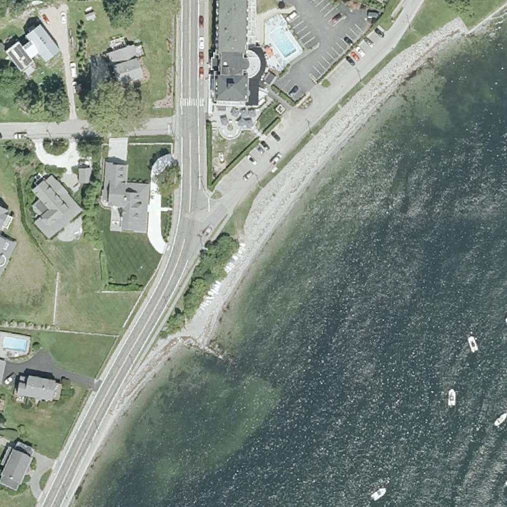 Aerial map of East Ferry Beach