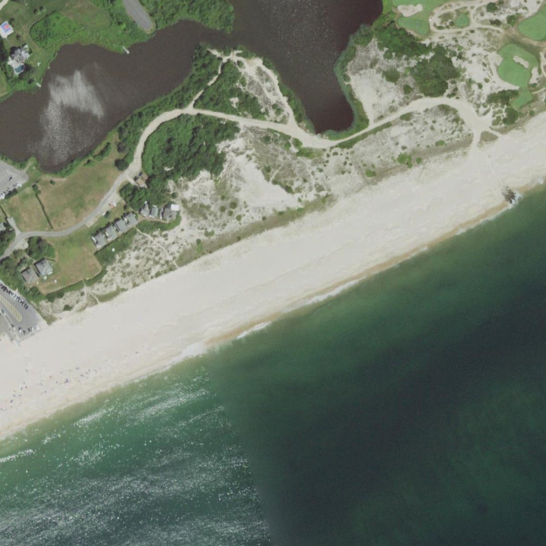 Aerial map of East Hampton Beach