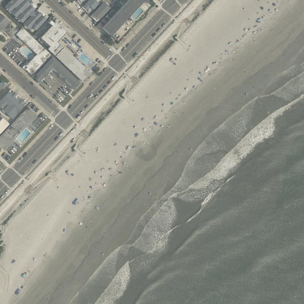 Aerial map of East Island