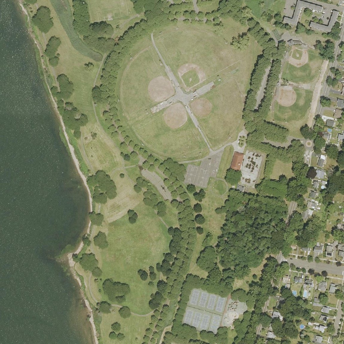 Aerial map of East Shore Park
