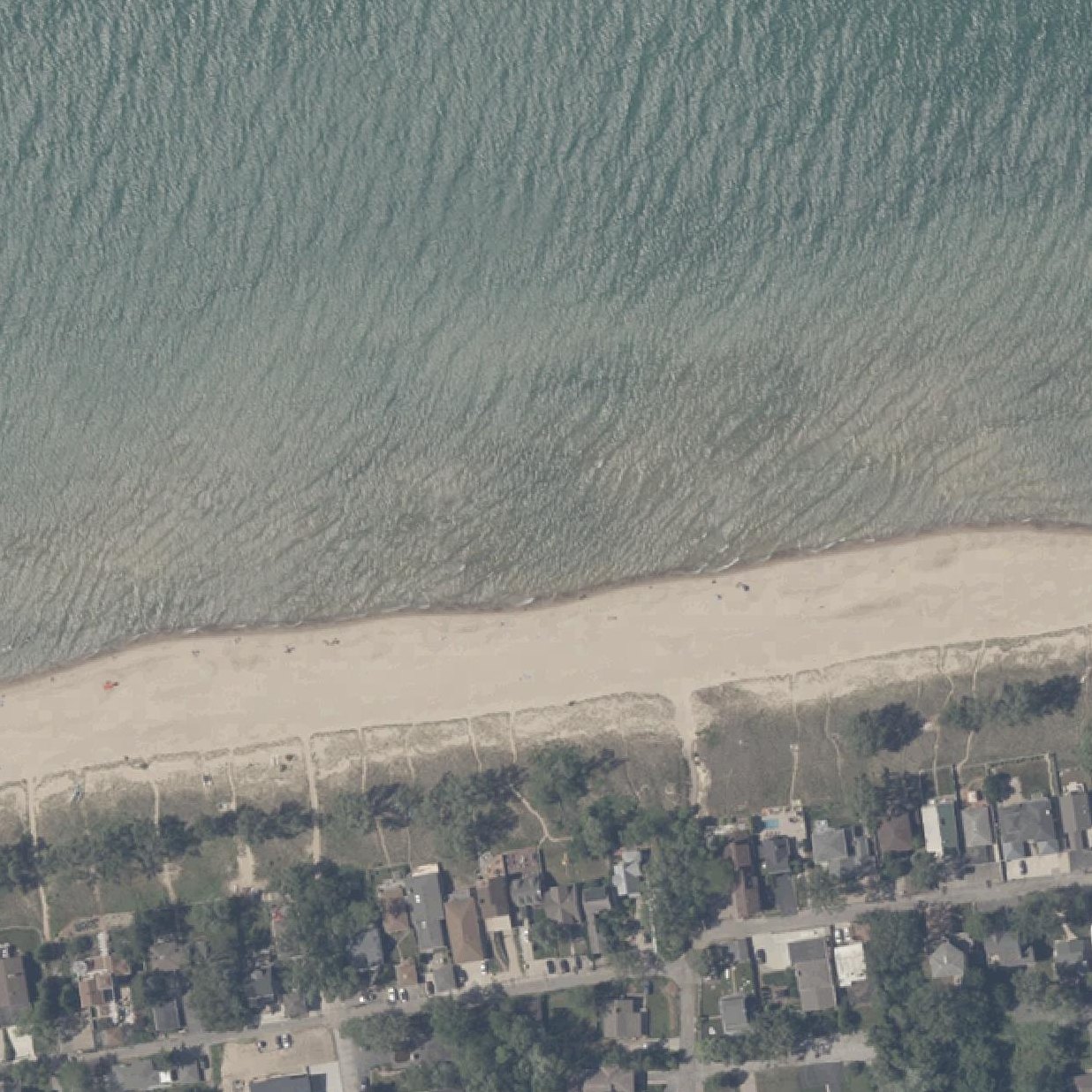 Aerial map of East Shoreline