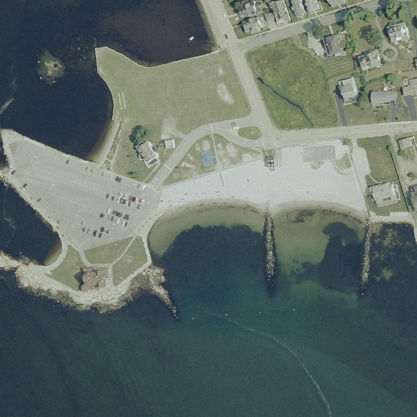 Aerial map of Eastern Point Beach