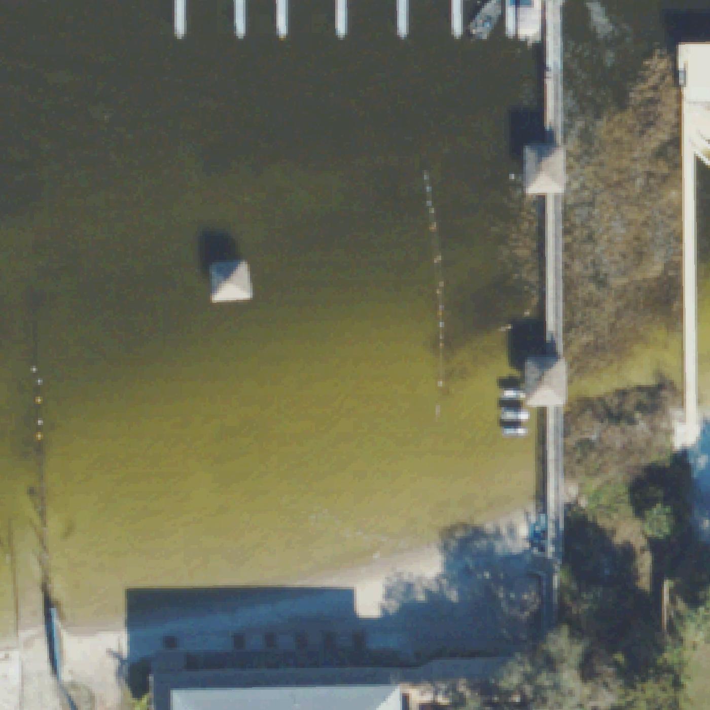 Aerial map of Eaton's Beach