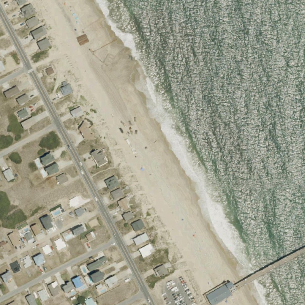 Aerial map of Eden Street Public Beach Access