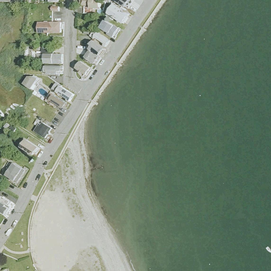 Aerial map of Edgewater Beach
