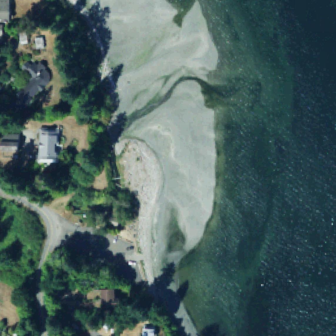 Aerial map of Eglon Beach